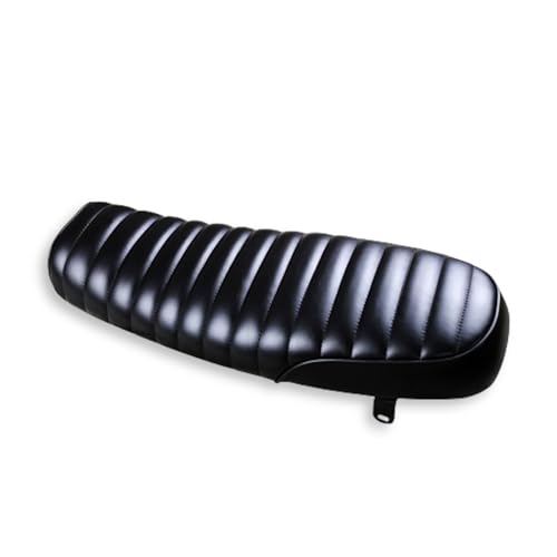 バンバン フラットシート ブラック/タックロール Amazon | タックロール風 バイク シート ヴィンテージ フラット